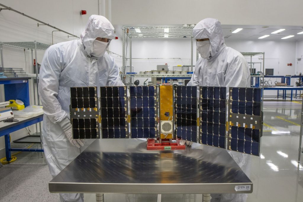 Lonestar Tactical Space Support Vehicle in Leidos Dynetics facility clean room