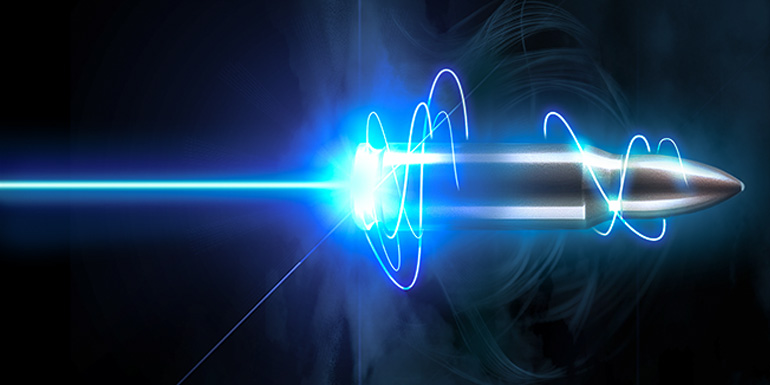 bullet with laser light primer